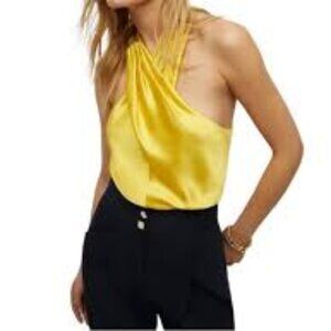 VERONICA BEARD Stewart Charmeuse Top